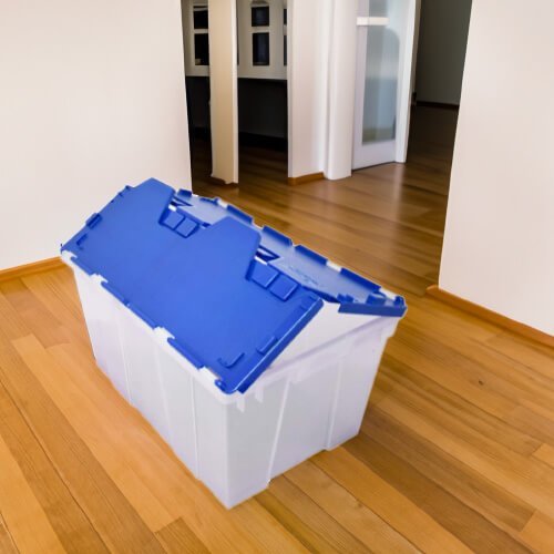 caja organizadora con tapa para el hogar