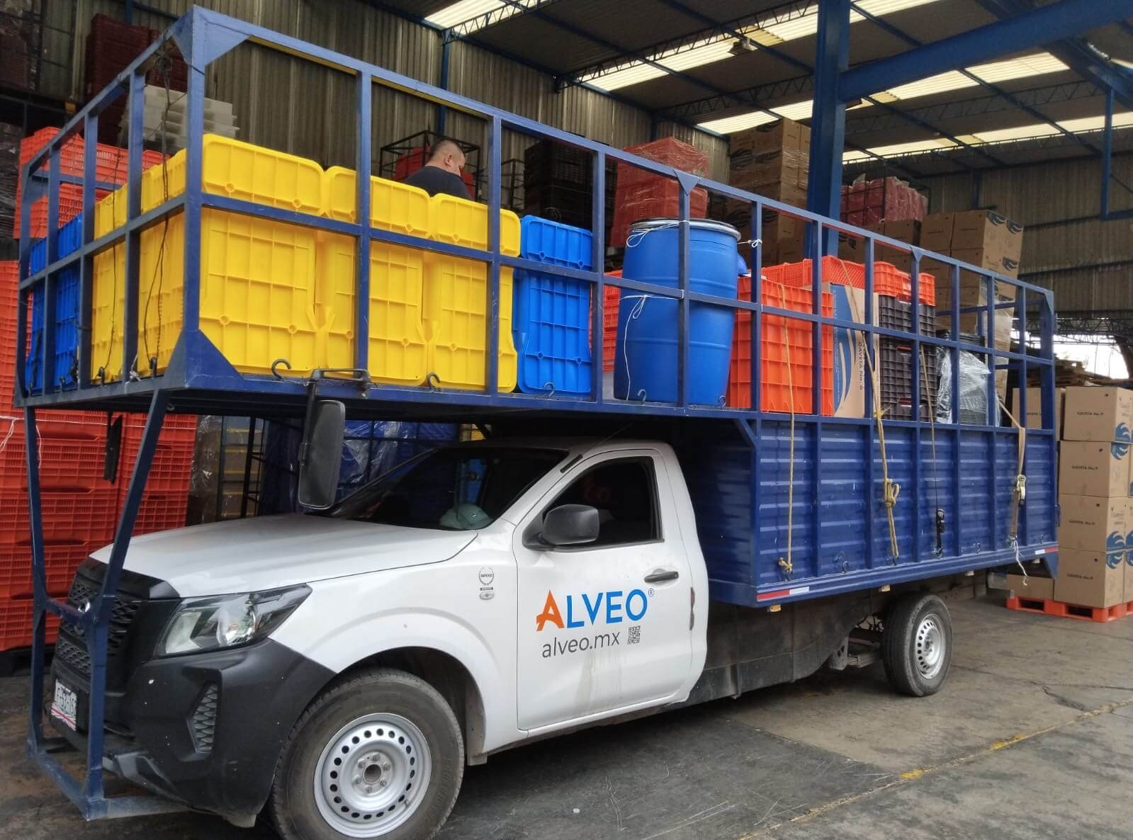 envio de cajas de plastico