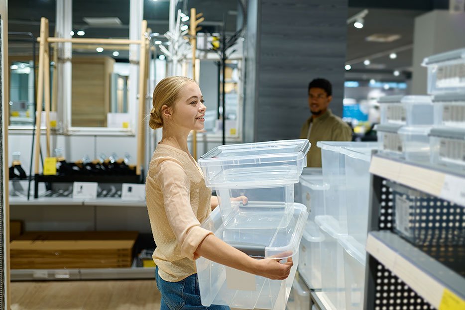 Cajas de plastico vs de carton