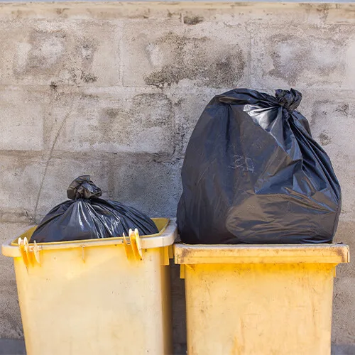 Bolsa negra para basura