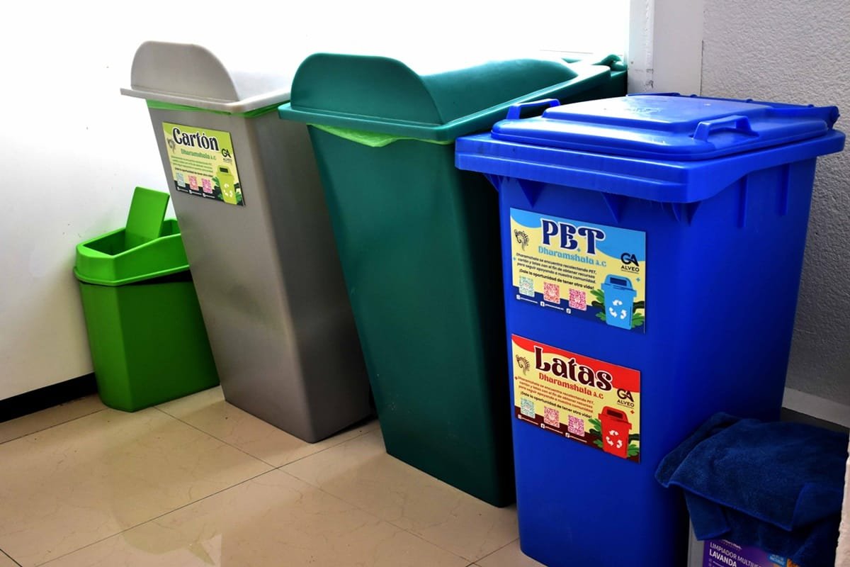 Botes de basura con pedal Organico e Inorganico