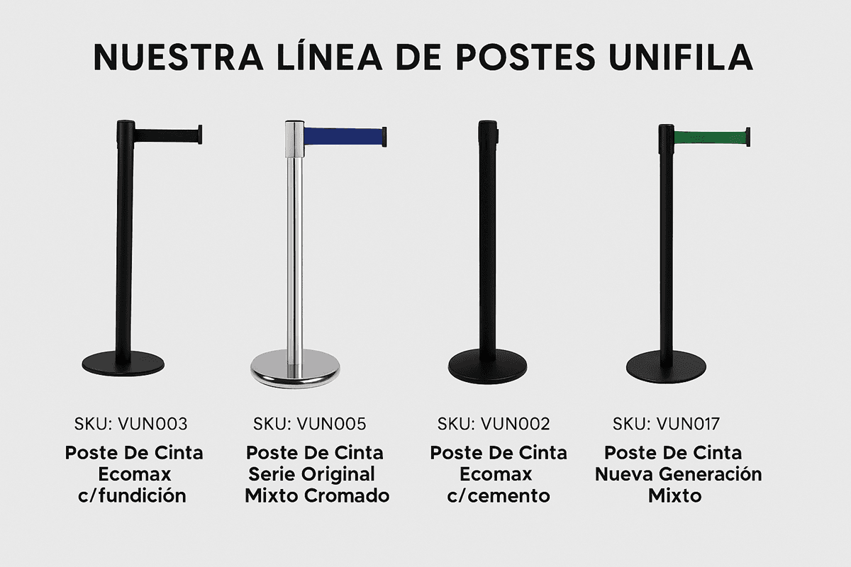 linea de postes unifila de alveo
